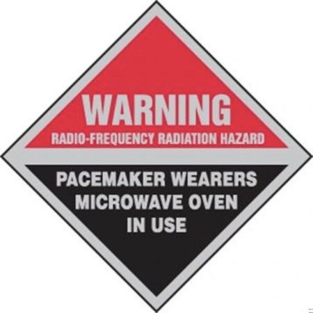 Accuform WARNING Safety Sign RADIOFREQUENCY MRFQ502VA MRFQ502VA